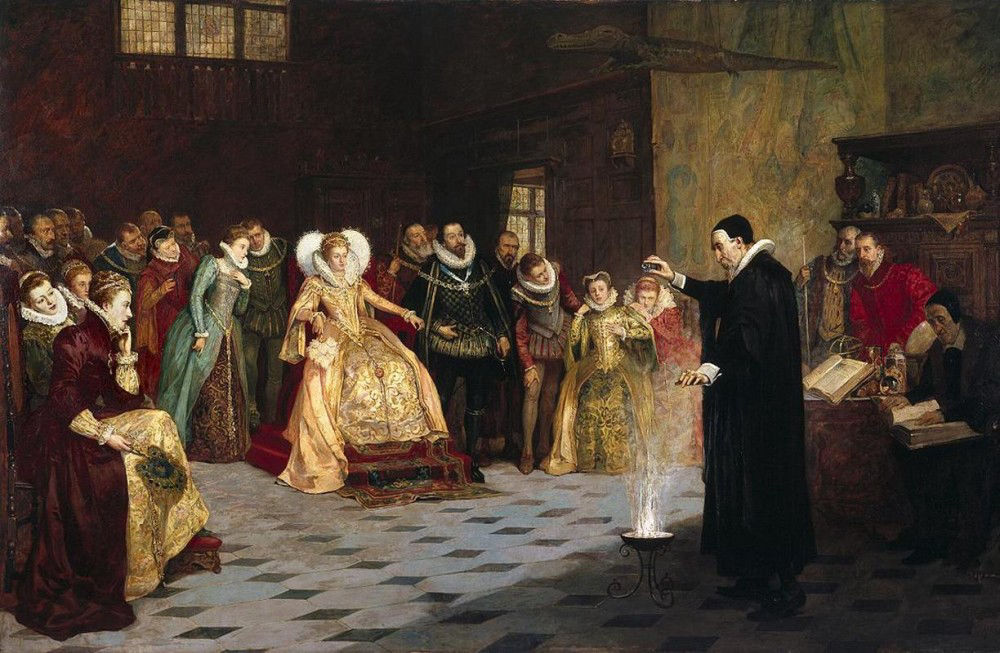John Dee with Elizabeth I