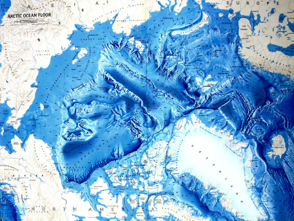 Bathymetric Arctic Ocean