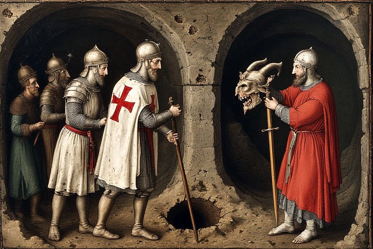 Burying Amangons' Head