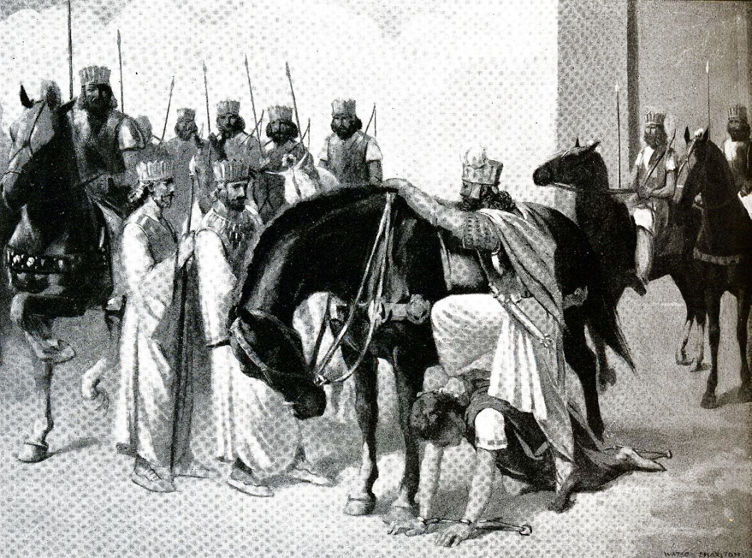 Shapur captures the Emperor Valerian