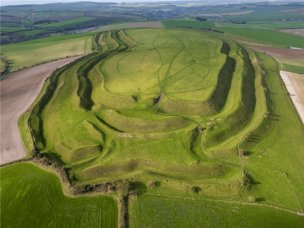 Maiden Castle, Dorset, England