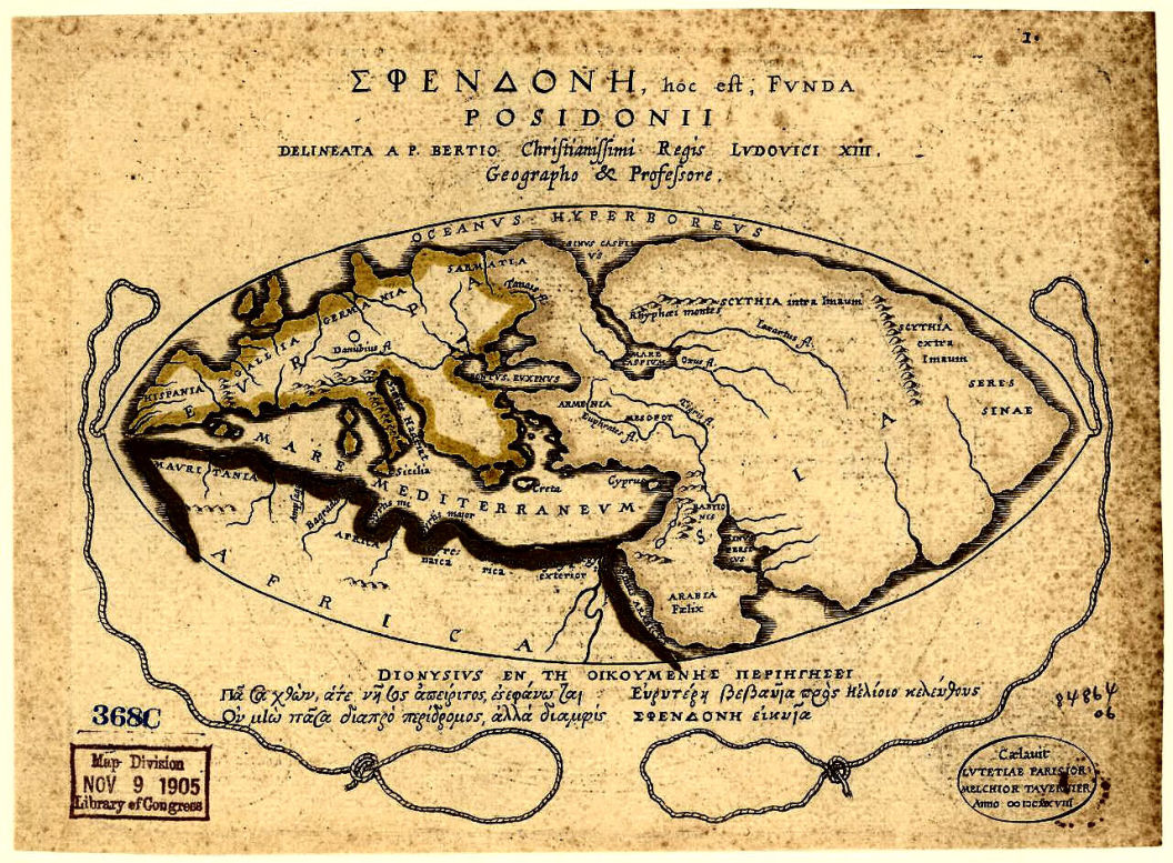 Posidonius map
