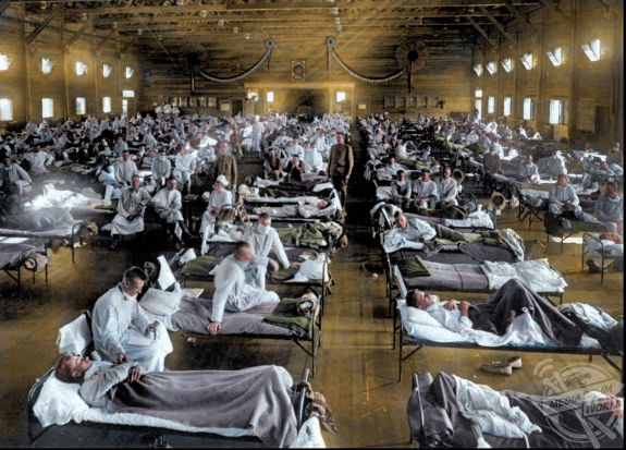 Emergency Hospital, Camp Funston, Kansas,1918