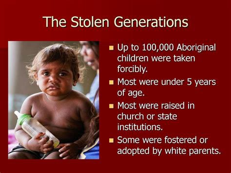 The Stolen Generations